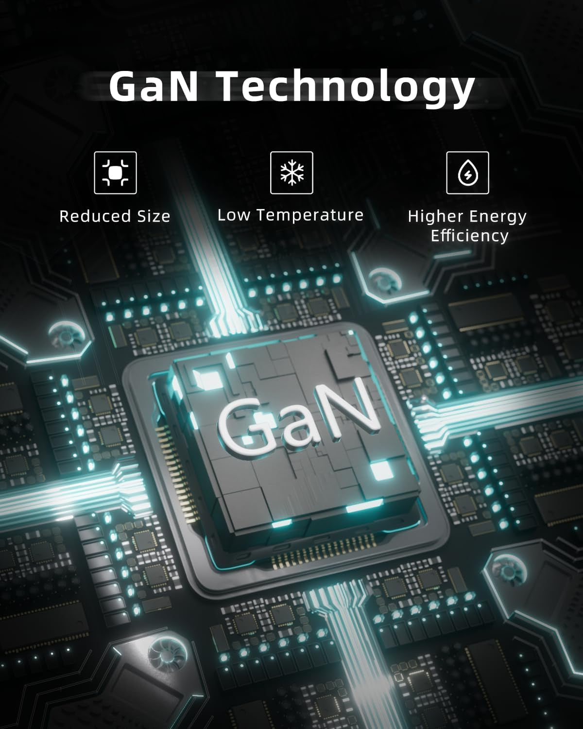 65W Gan Robot USB-C Charger with 3 Ports