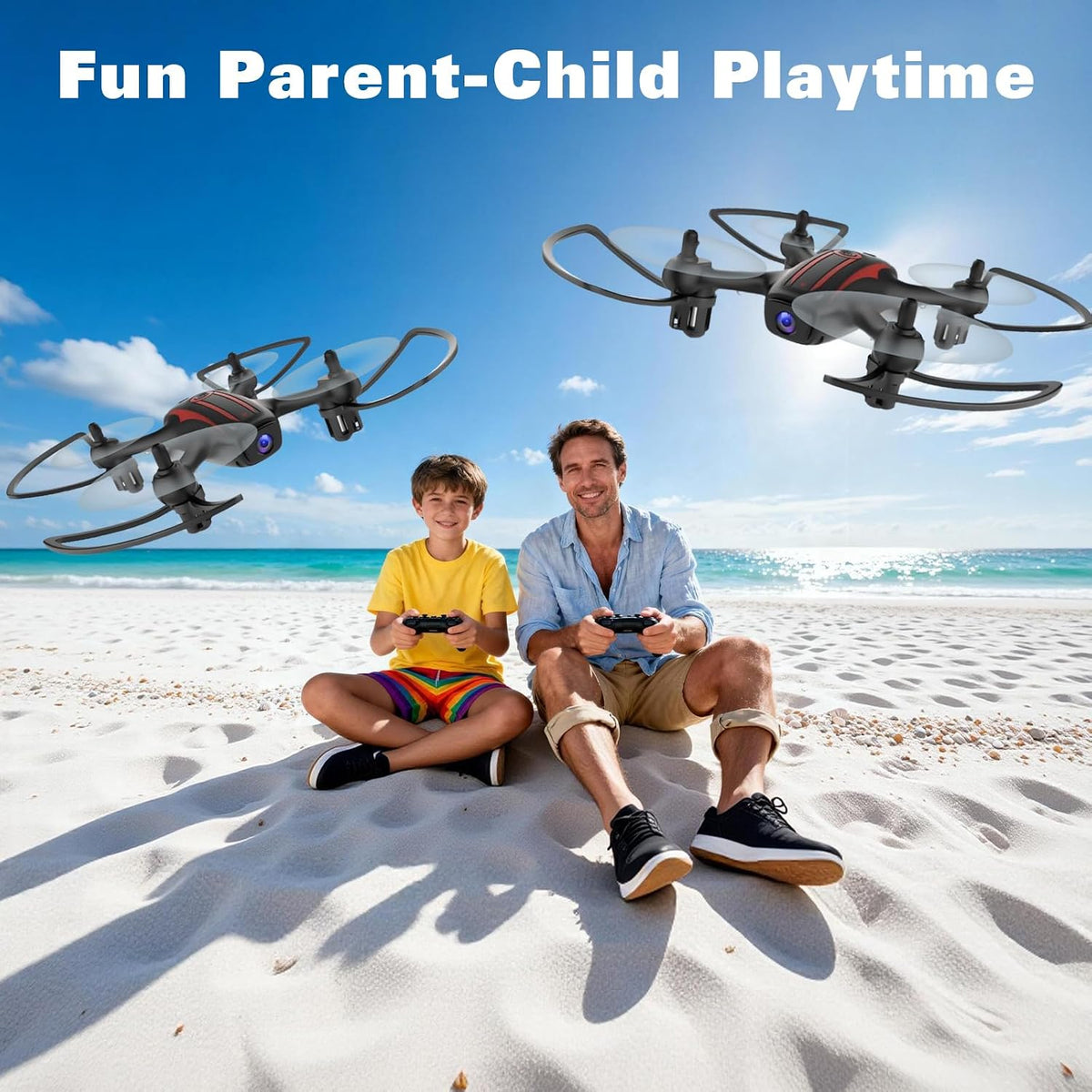 Drone with Camera 1080P HD, Mini RC Quadcopter for Kids & Adults