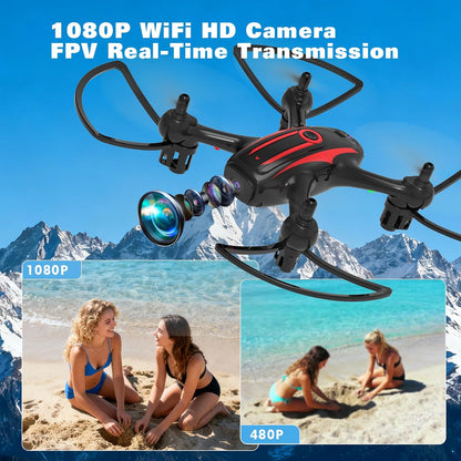 Drone with Camera 1080P HD, Mini RC Quadcopter for Kids & Adults