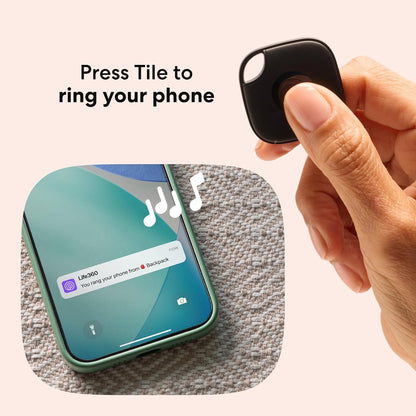 Tile - Bluetooth Tracker, Keys Finder and Item Locator for Keys, Bags and More. Phone Finder. Both Ios and Android Compatible. 2-Pack (Black/White)