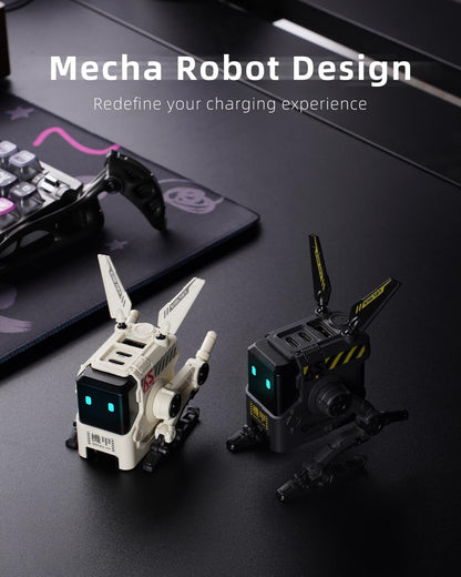65W Gan Robot USB-C Charger with 3 Ports